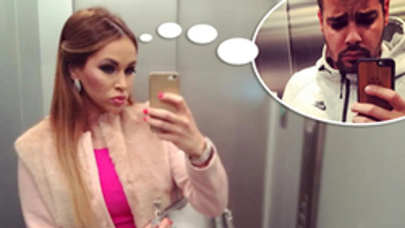 Aleska a Showder klubos Kiss Ádámmal kavar