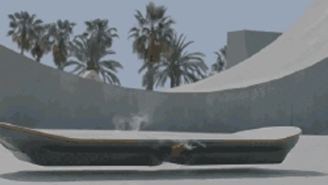 Föld felett lebeg az új gördeszka - Videó