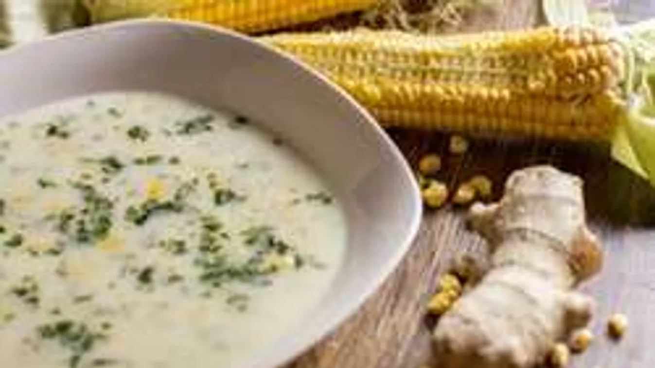 Csípős kukoricaleves tojással