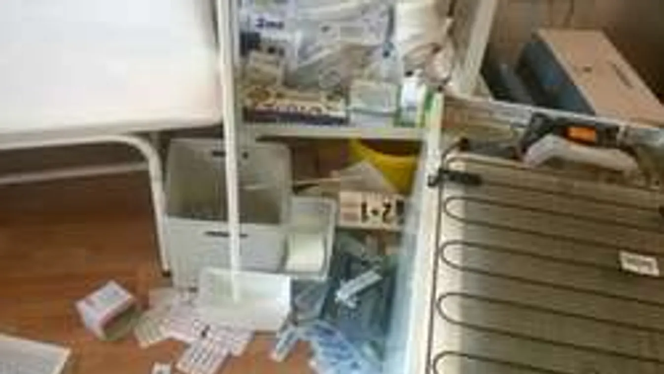 Orvosra támadt, a rendelőt is szétverte a férfi. Fotók