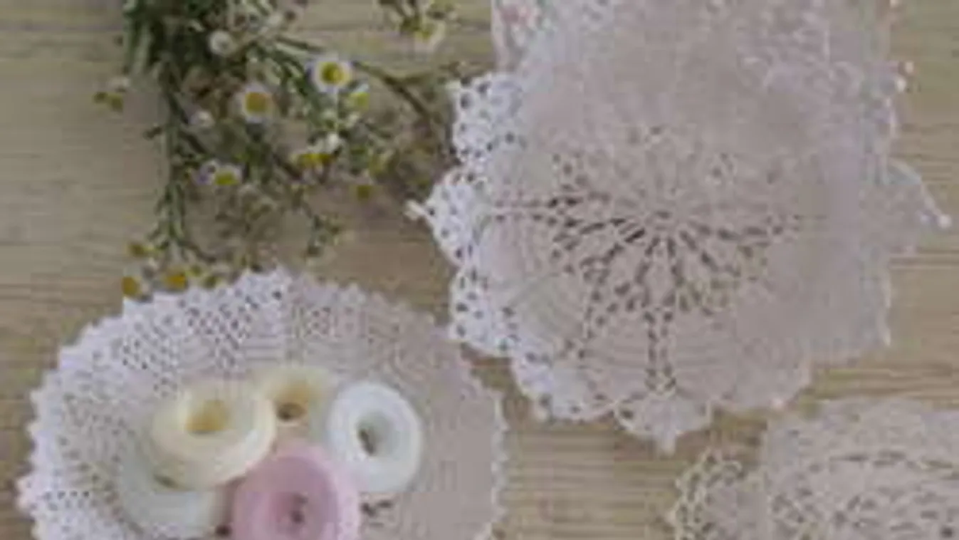 Csipkés kínálótál régi terítőből! Hihetetlenül egyszerű!