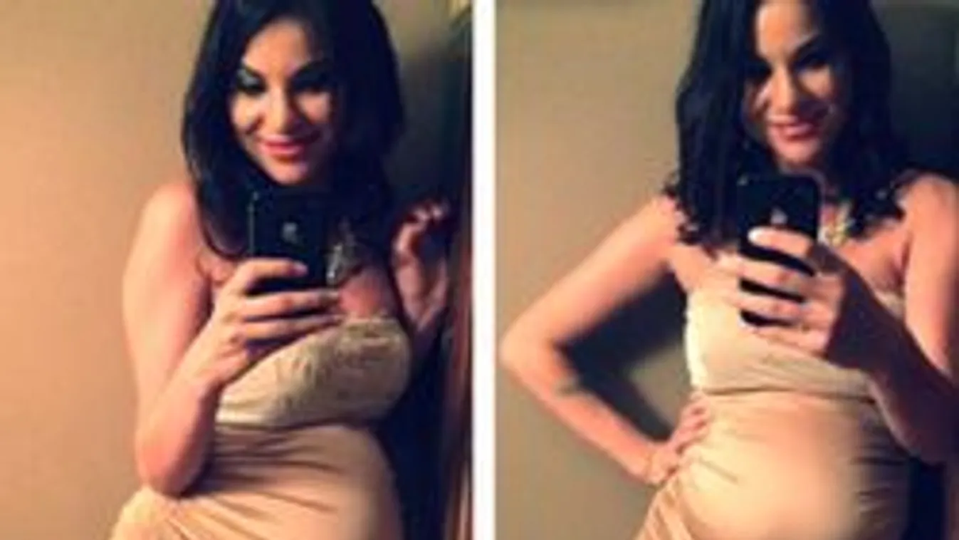 Így nőtt hatalmasra Nádai Anikó kismamapocakja