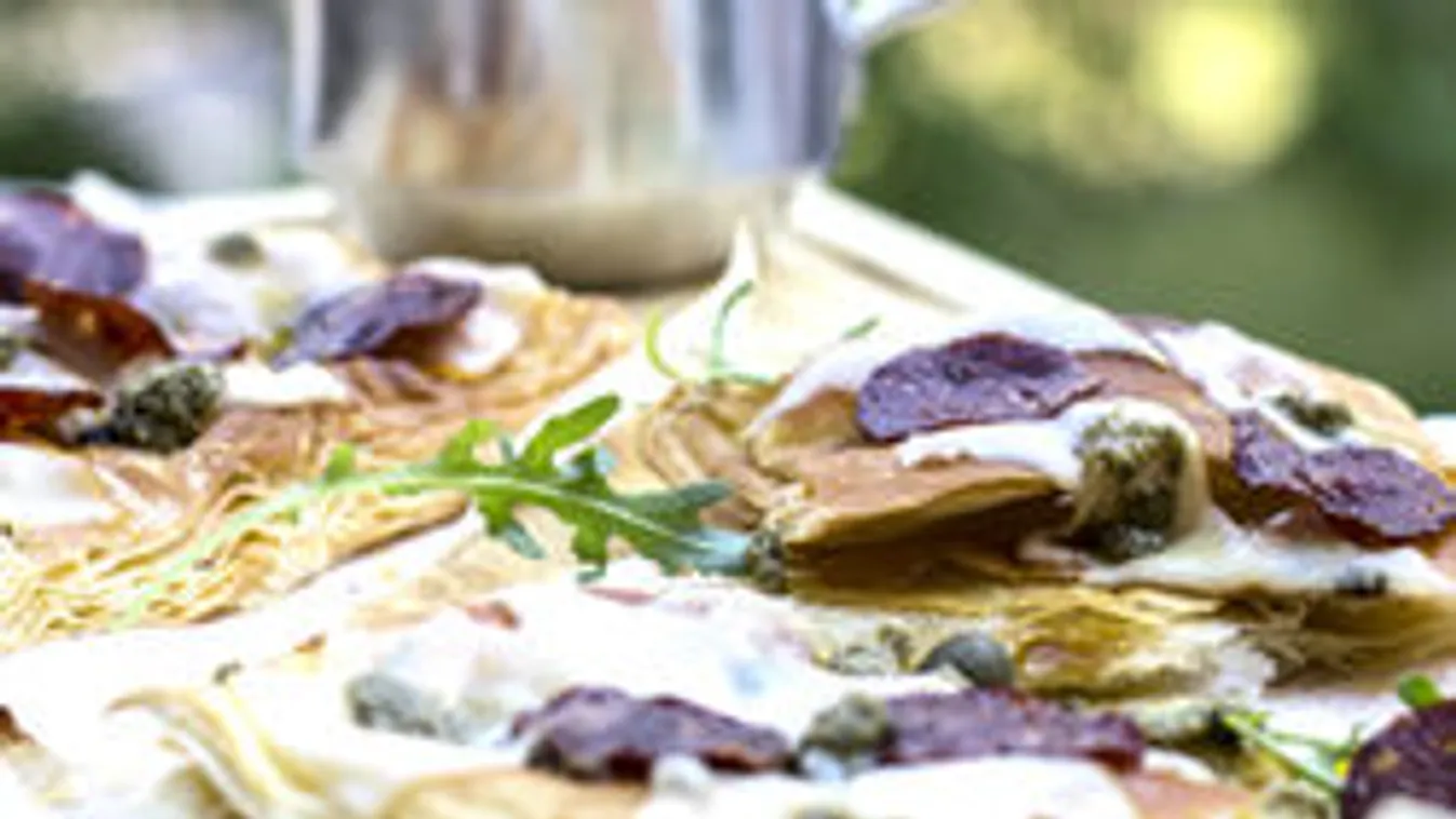 Hamis pizza - leveles tésztából, 10 perc alatt kész