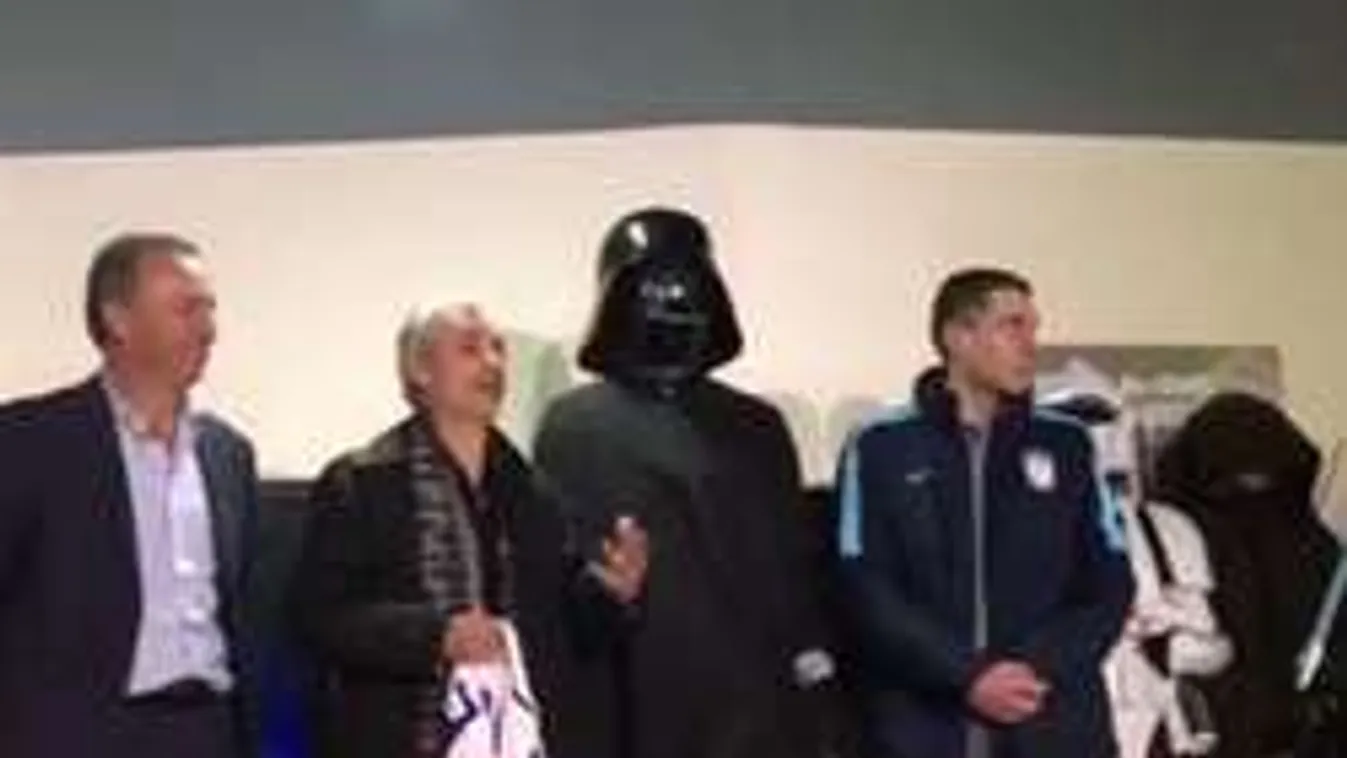 Darth Vaderrel erősített egy focicsapat - videó