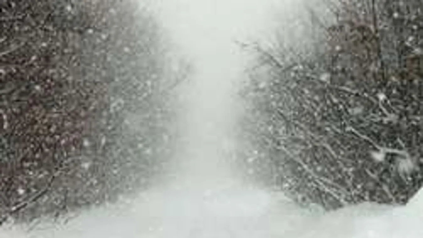 Készülj, délutánra Budapestet is eléri az óriási havazás!