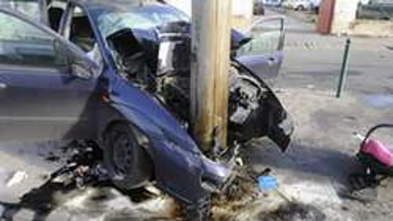 Anya és kislánya sérült meg a Váci úti balesetben - Fotók