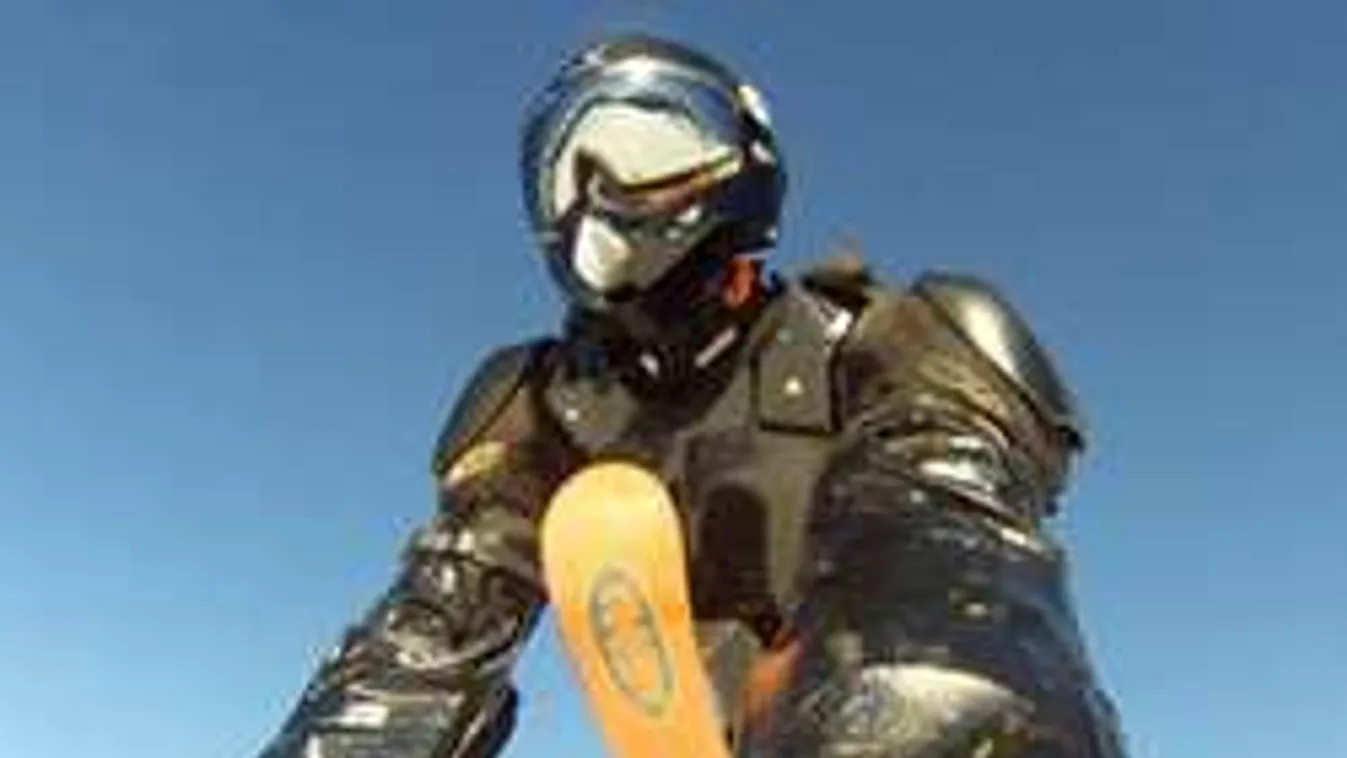 Ilyen agyament sízőt még nem láttál! - videó