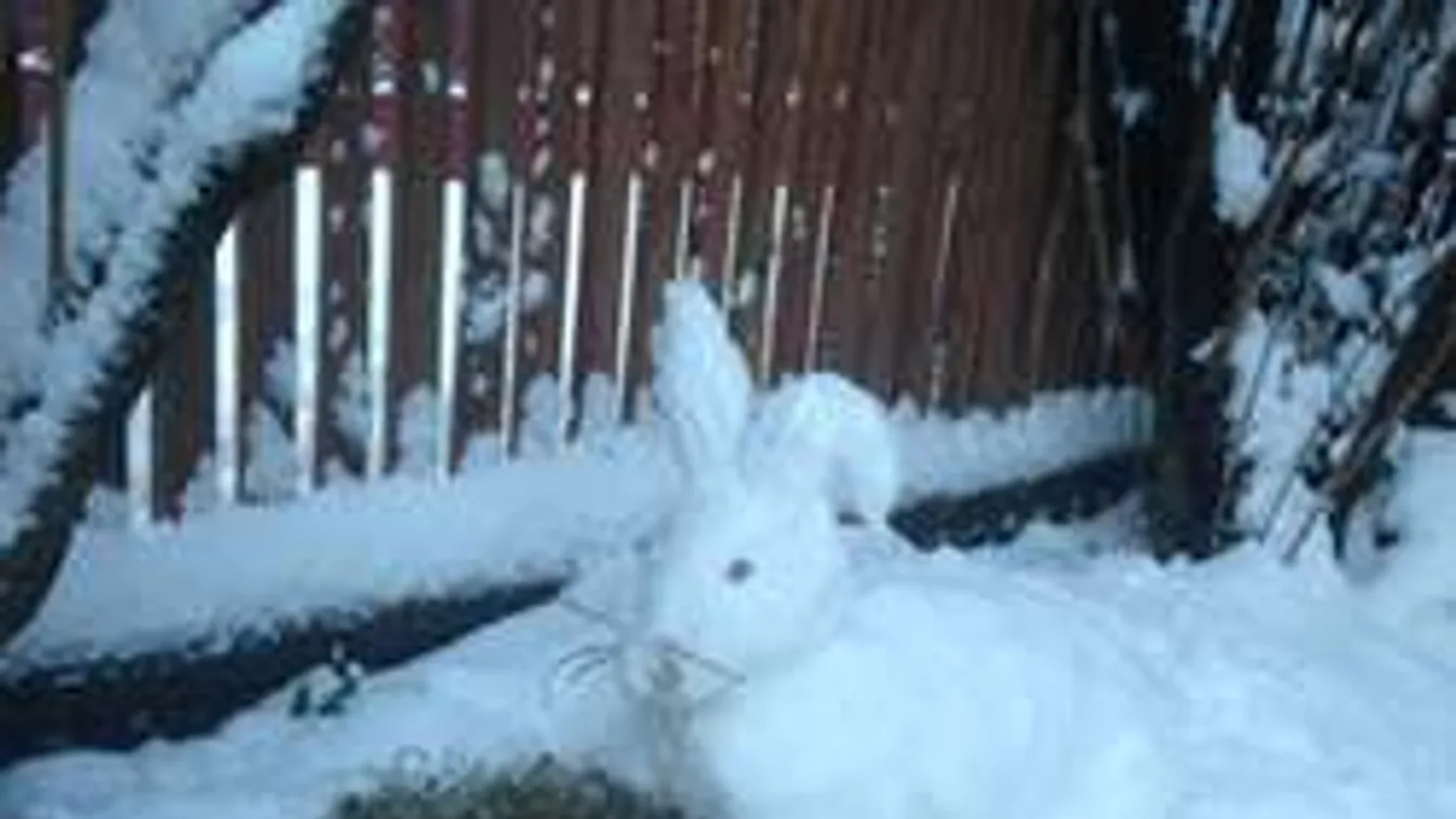 Hó esett húsvétkor több magyar faluban! Fotó!