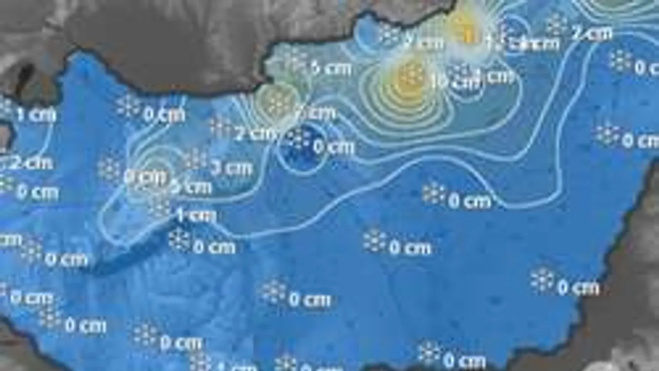 Itt lesz tuti hóesés ma az országban!