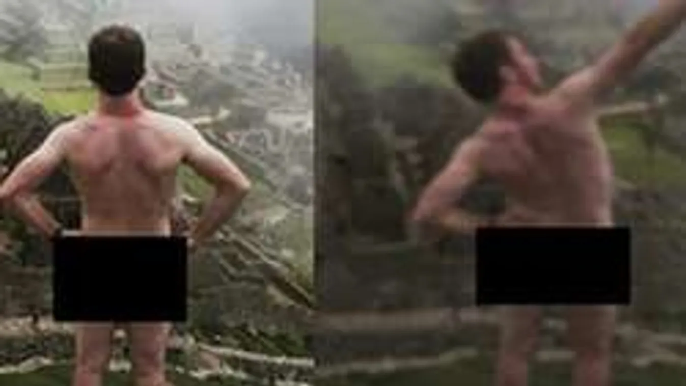 Letartóztatták a Machu Picchuban pucéran szelfiző turistákat
