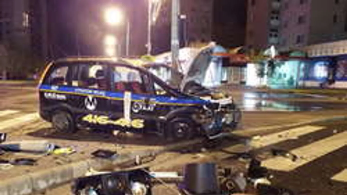 Durva baleset Miskolc belvárosában! - Fotók