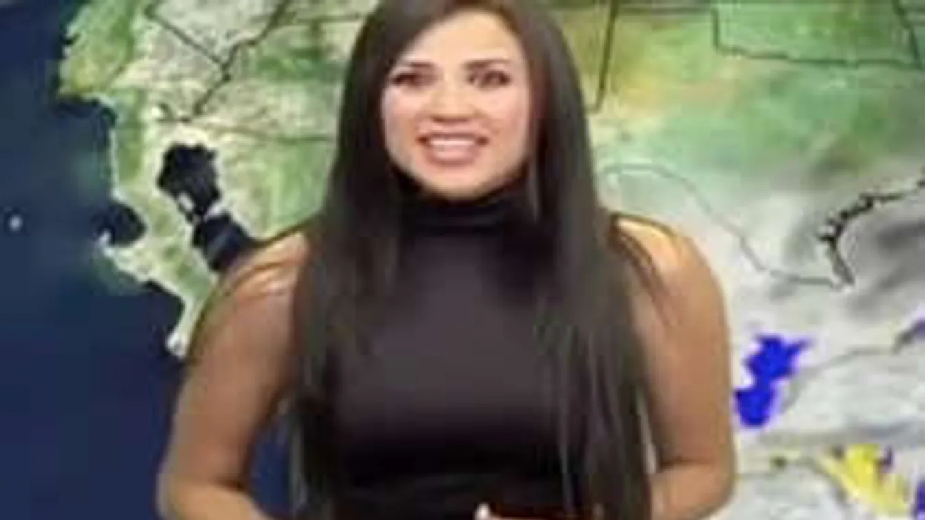 Élő adásban, bugyi nélkül sokkolta a nézőket a bombázó időjós - videó!