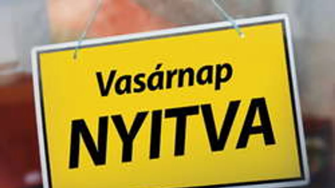 Már most vasárnap kinyithatnak a boltok