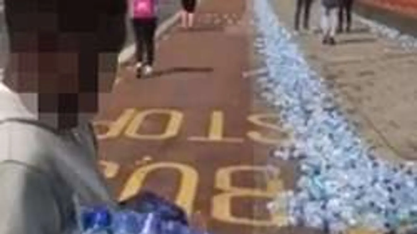 Mekkora pofátlanság: ellopták a vizet a maratoni futók elől! - videó