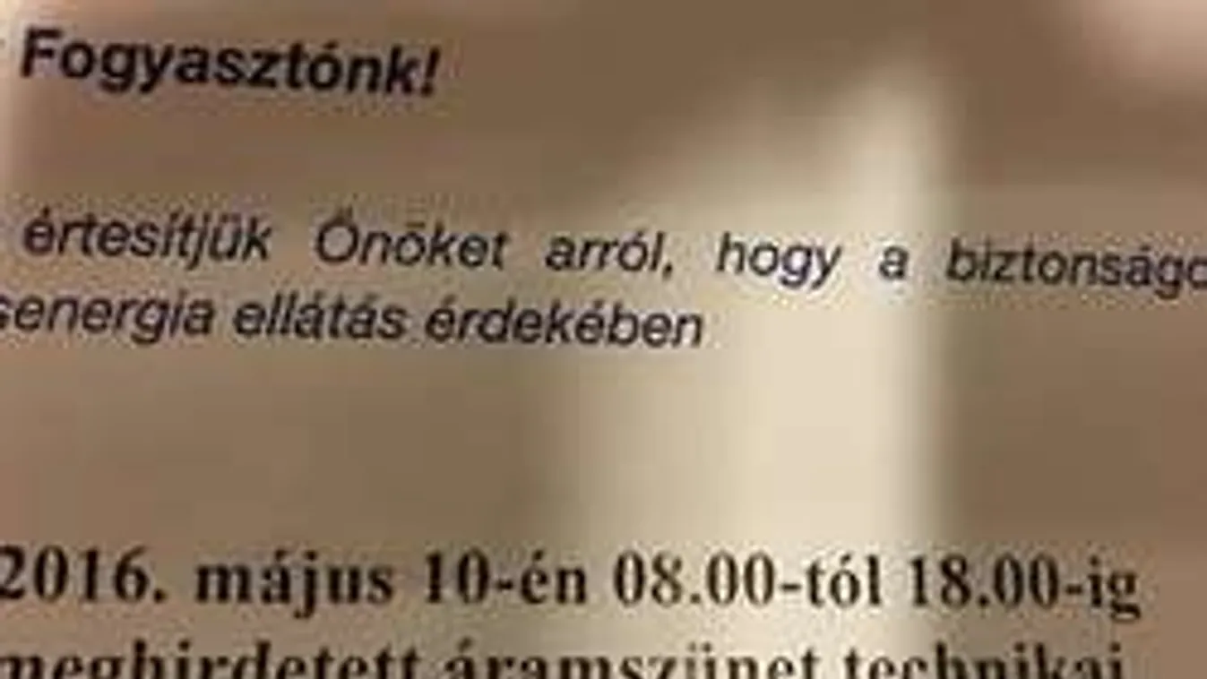 Abszurd jelenség miatt kereste fel ügyfeleit az ELMÛ! - Fotó