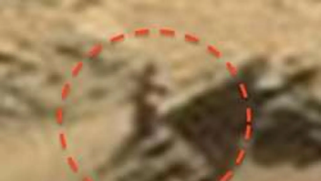 Megdöbbentő fotó: Aprócska lény sétált a Marson! - Fotó