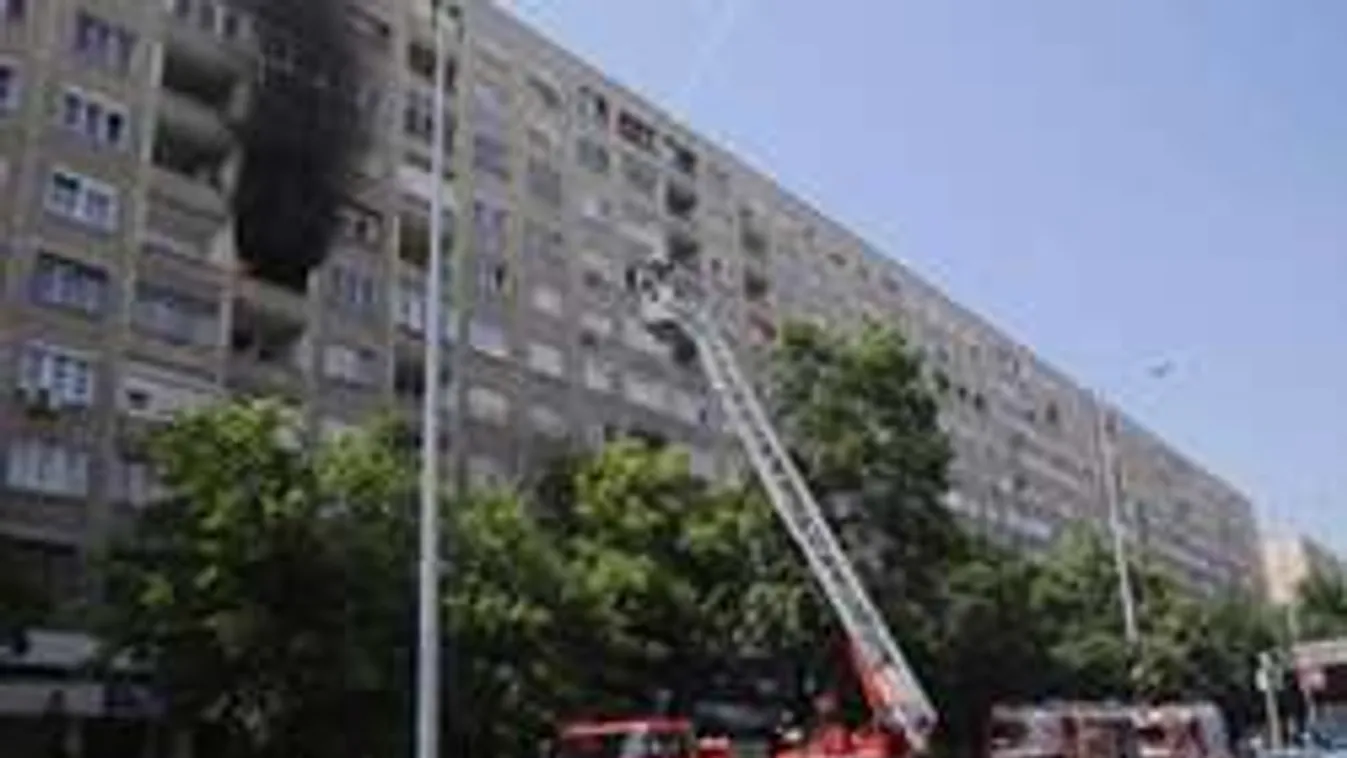 Exkluzív fotók az óbudai lakástűzről!