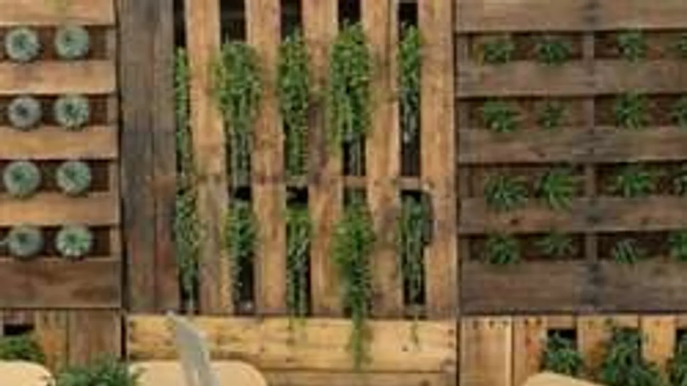 Így lesz a raklapból szuper kerítés