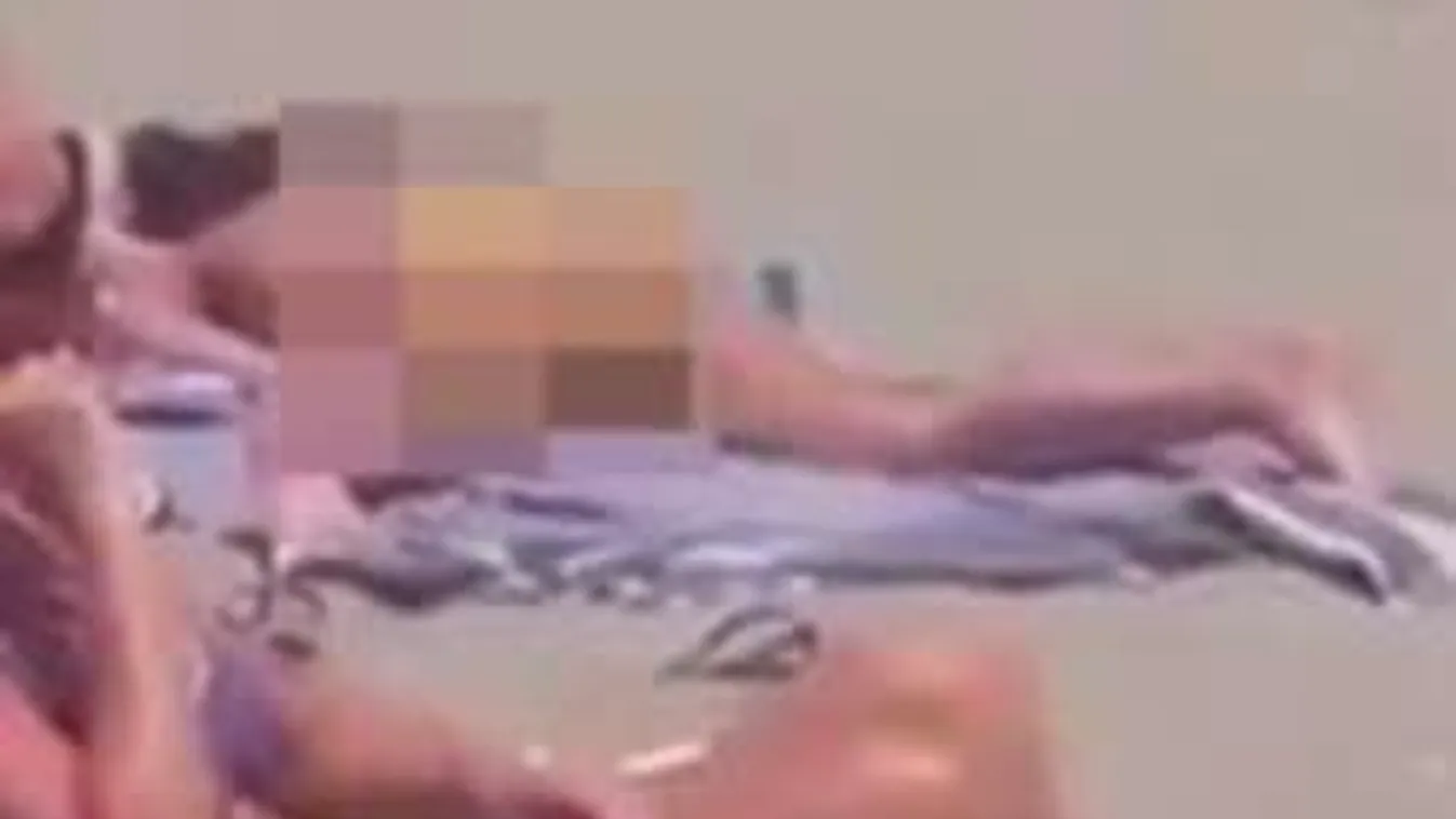 Strandolók közt, nyilvánosan maszturbált a gátlástalan nő - VIDEÓ