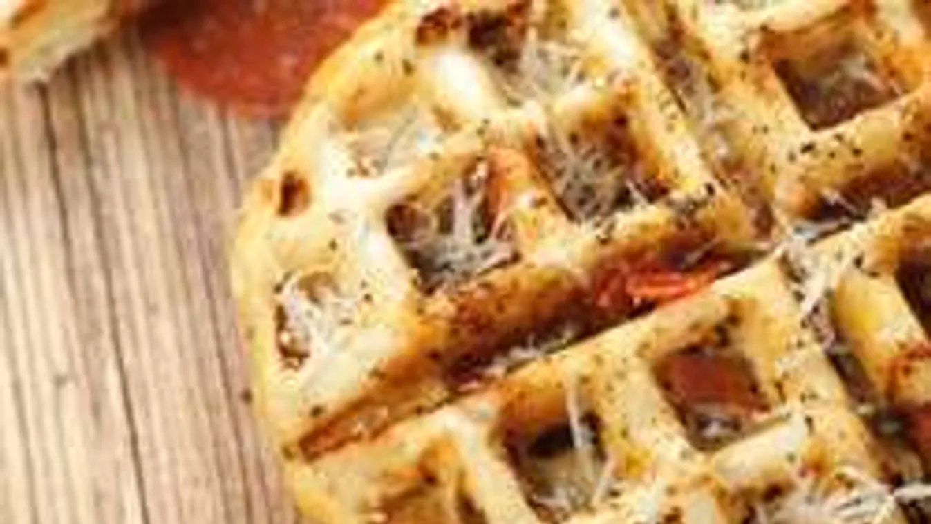 Ez a ropogós pizza az idei nyár sztárja lesz: készítsd gofri sütőben!