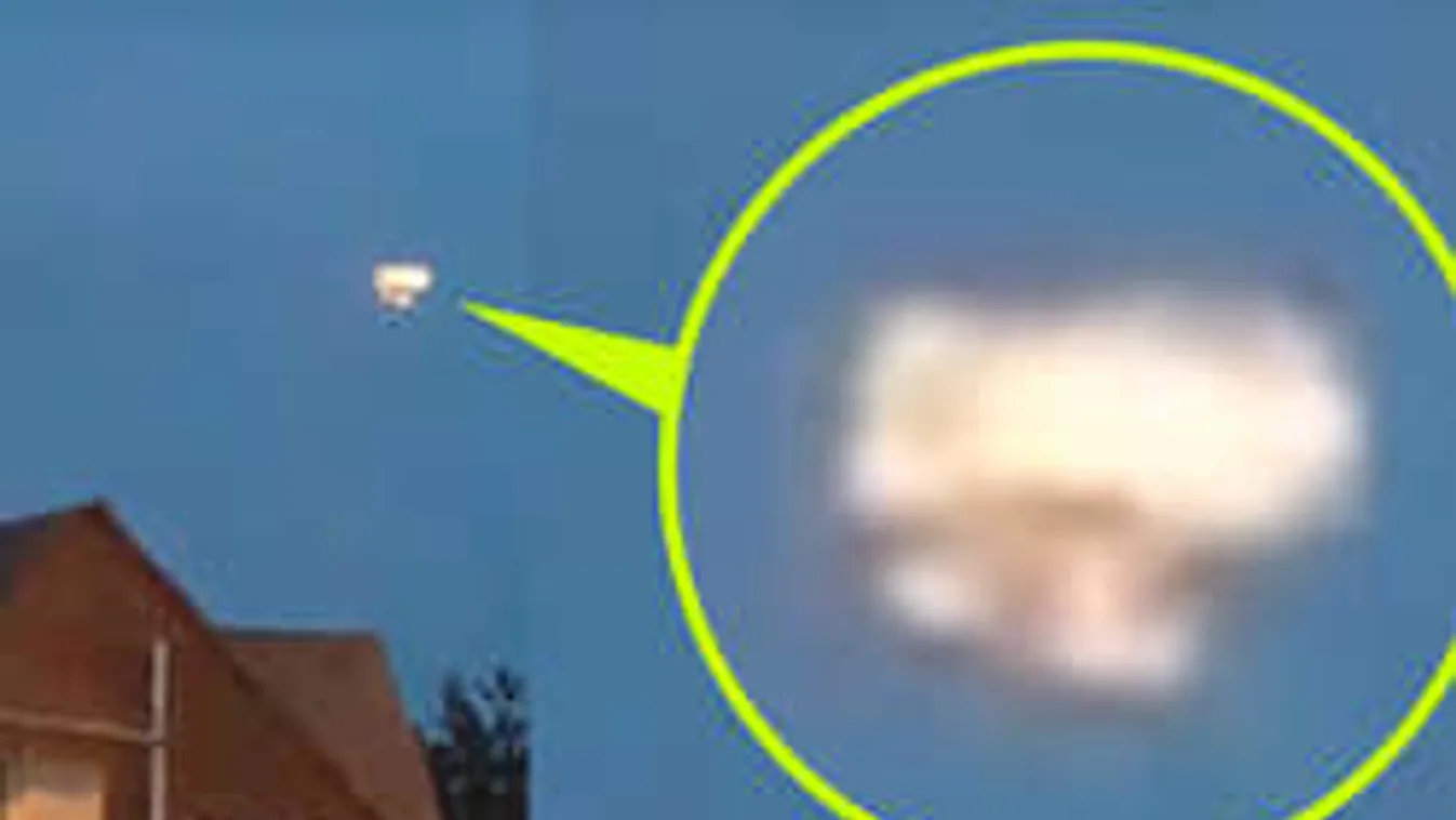 Csak vásárolni indult, álcázott földönkívüli űrhajót videózott közben