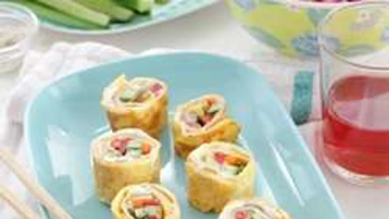 Ez meg mi? Omlett-sushi az új egészséges reggeli!