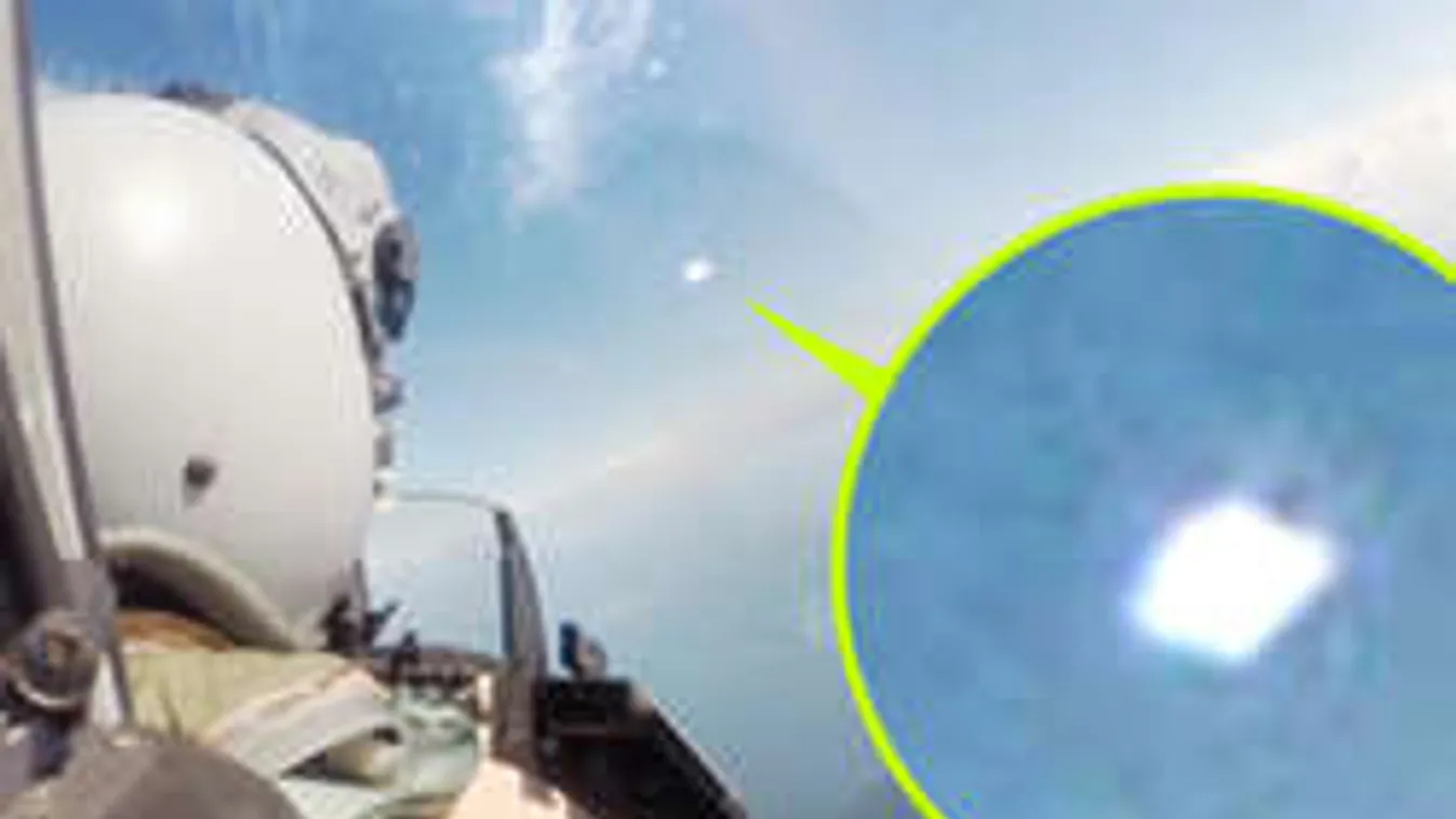 Ezt látja a pilóta a vadászgépből, amikor ufót üldöz