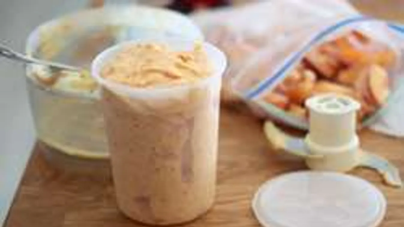 Joghurtos őszibarackfagyi 5 perc alatt, isteni finom!