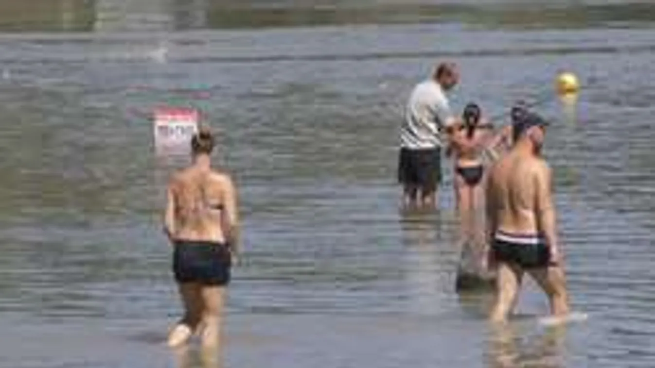 Fekáliával szennyezett vízben lubickolnak a szentendreiek - videó!