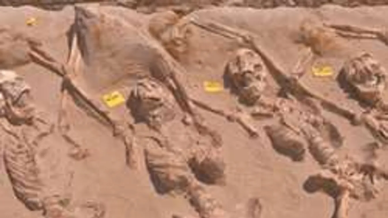 Hátborzongató lelet: 80 megbilincselt csontvázra bukkantak! - videó