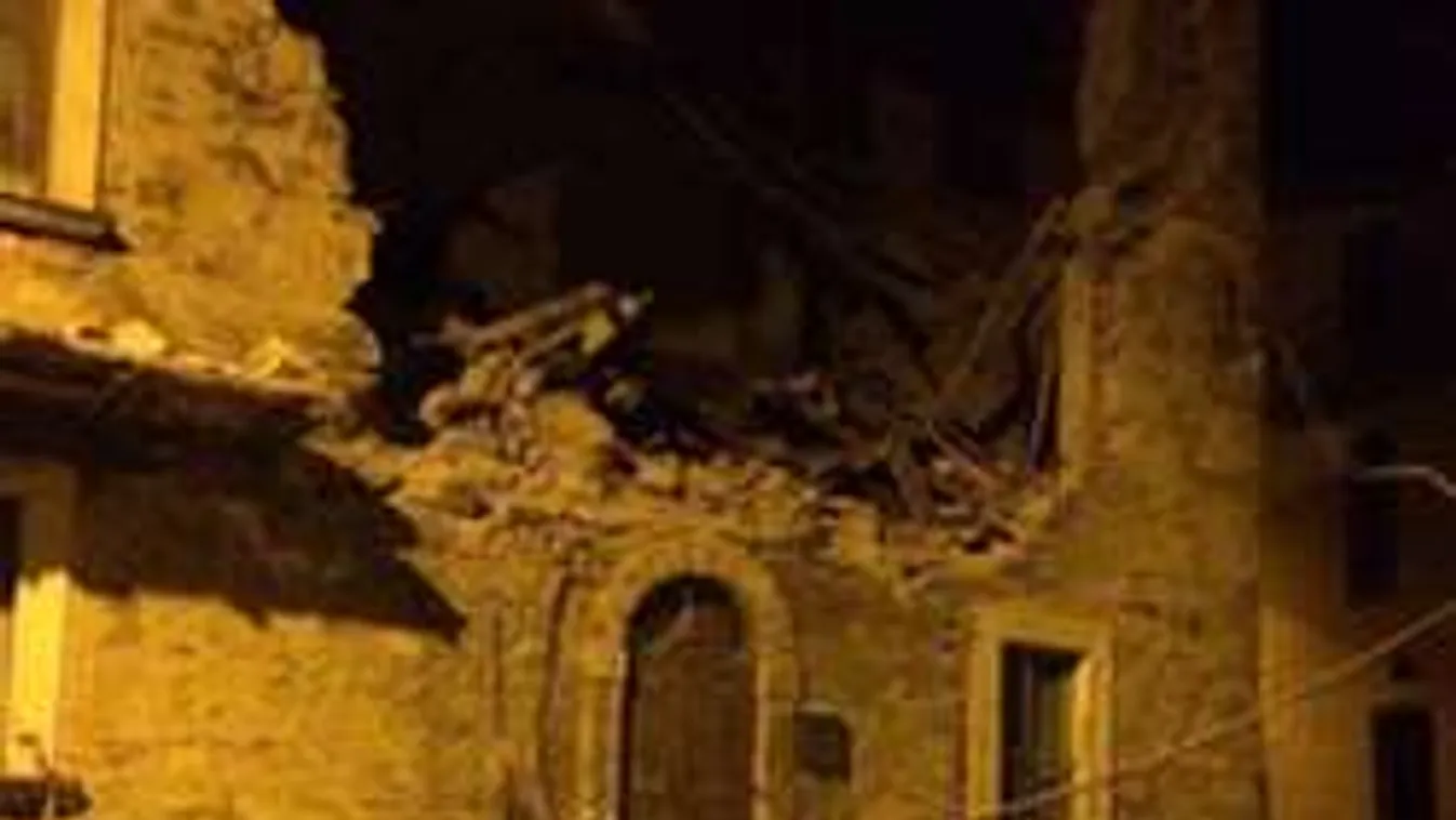 Óriási pusztítást végzett a földrengés Olaszországban