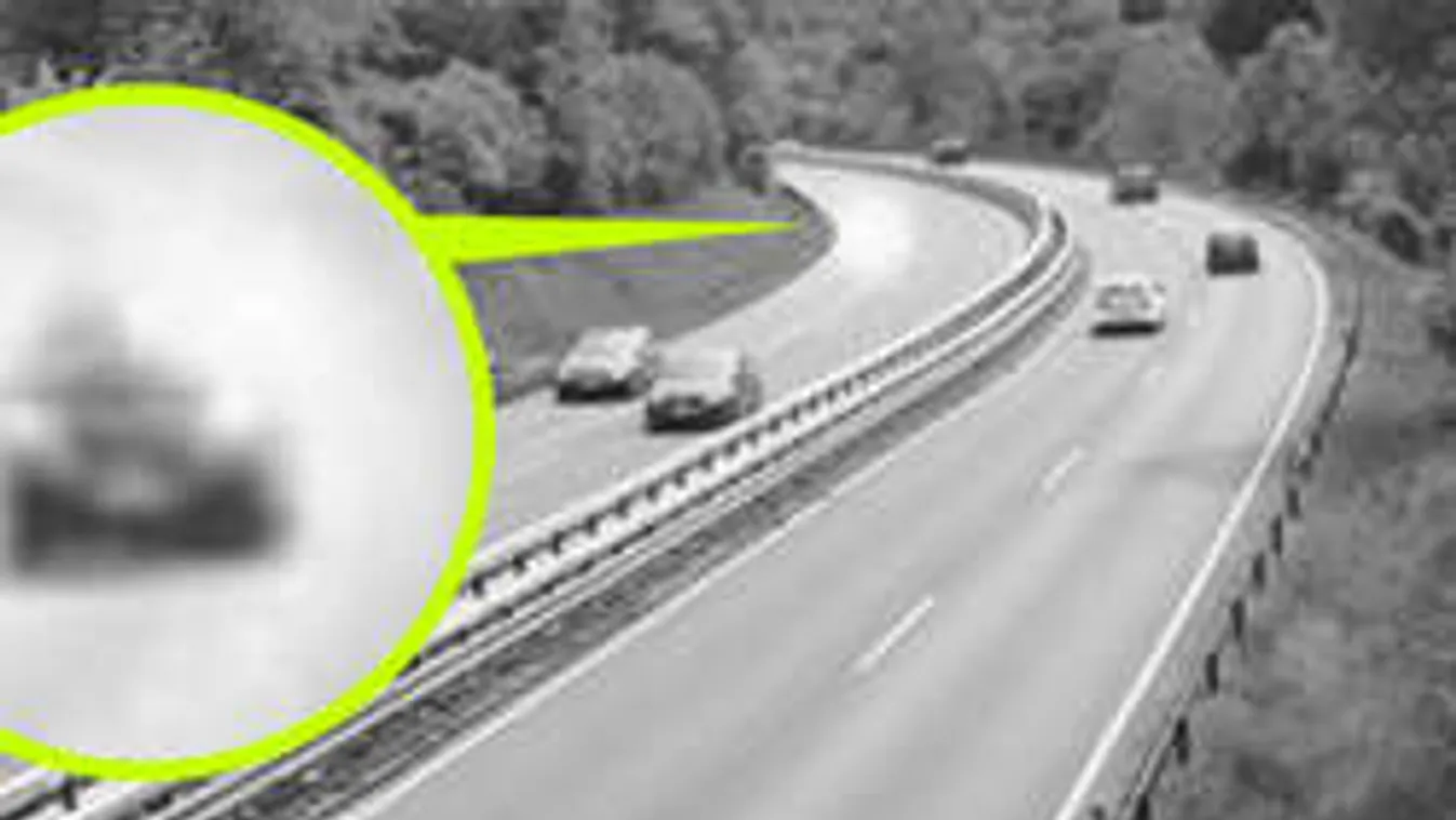 Különös fénygömb ragadott el egy kocsit az autópályáról