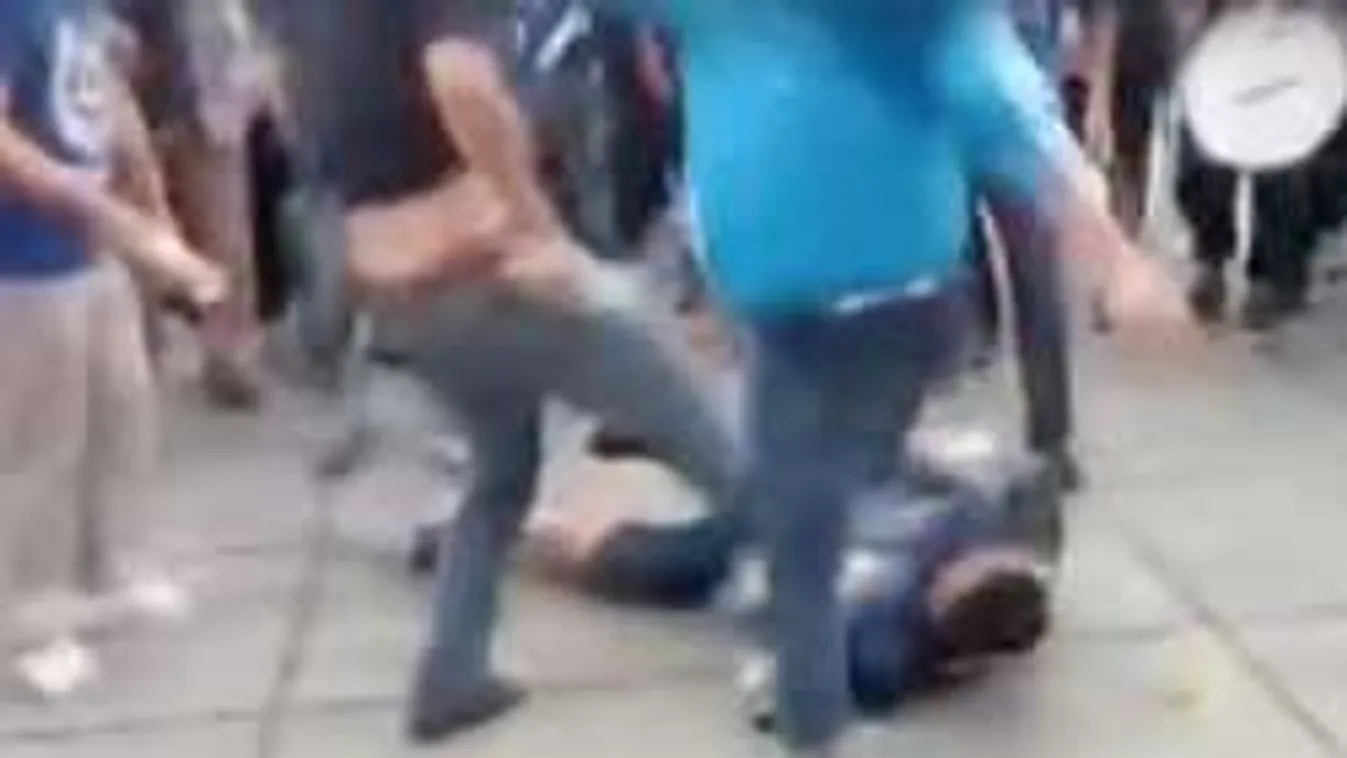 Sokkoló videó: Kínát is elérte a futballhuliganizmus!