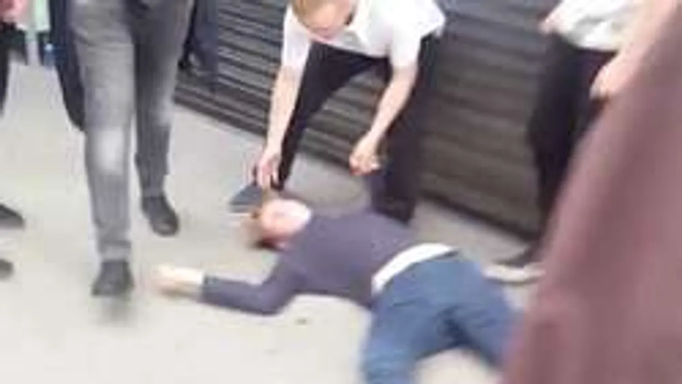 Sokkoló felvétel: lebénult a tini, miután megtámadta egy férfi az utcán