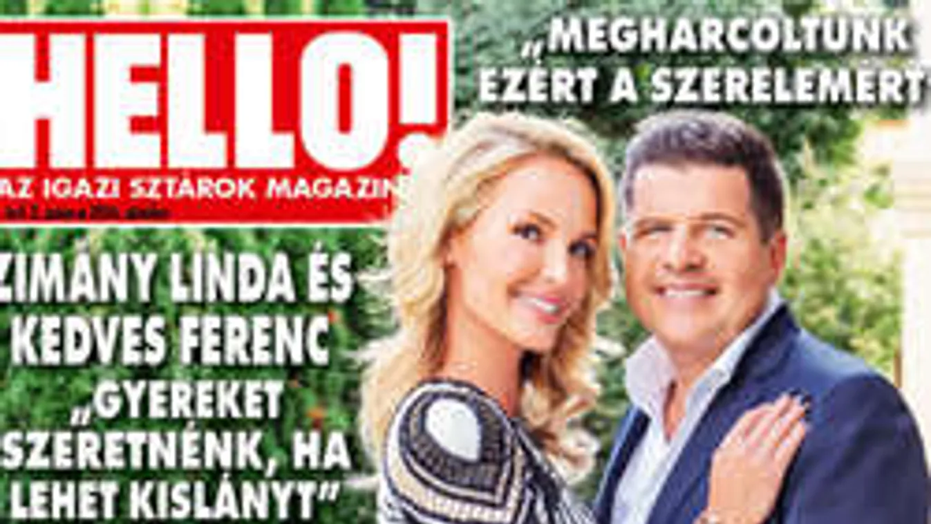 Zimány Linda és Kedves Ferenc szenzációs bejelentése
