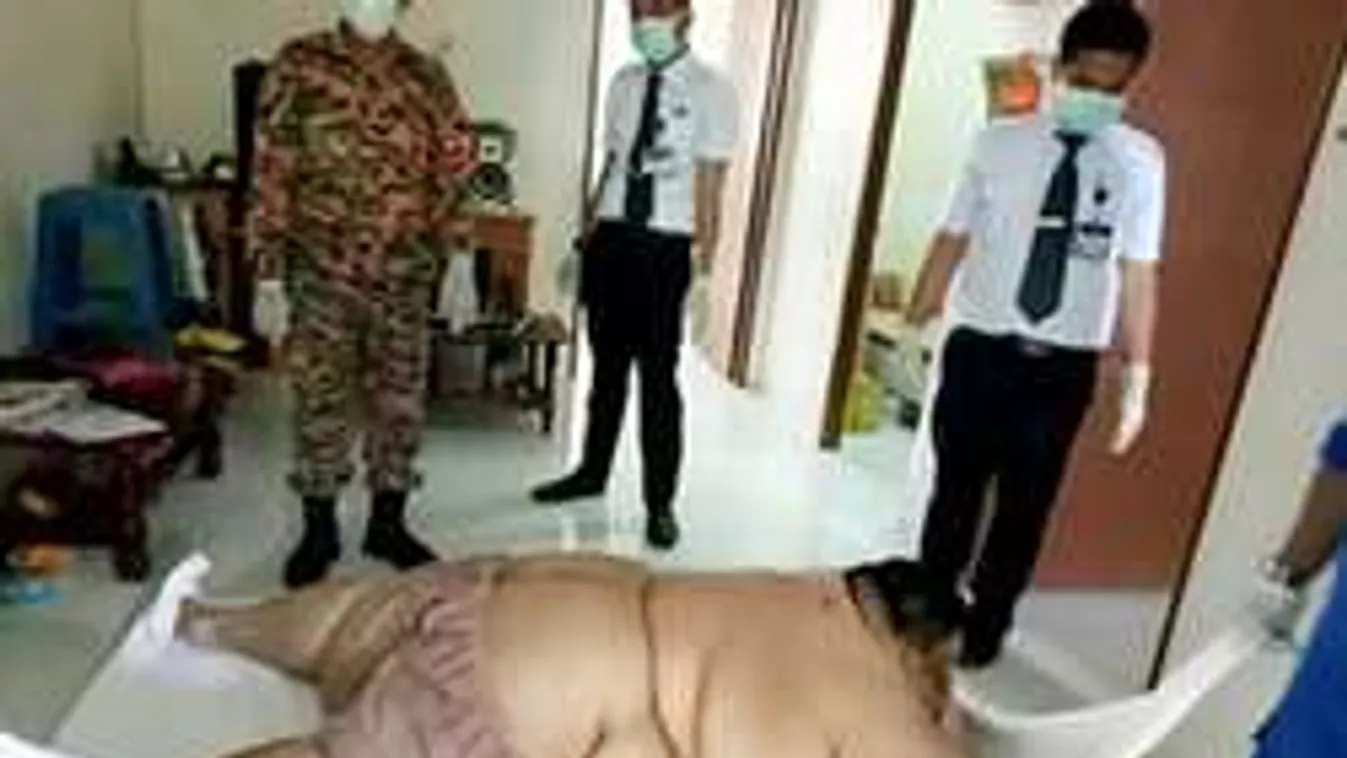 Húsz mentős emelte fel a hárommázsás embert