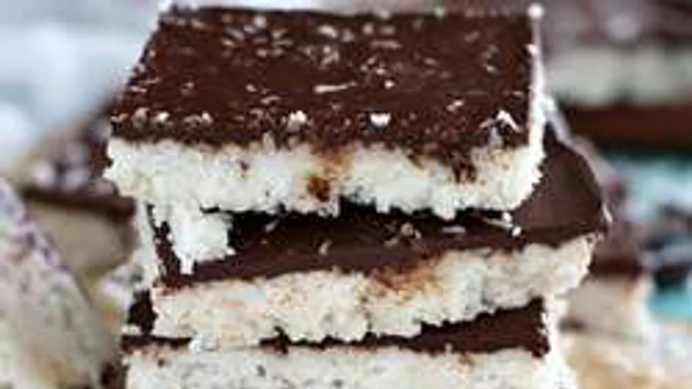 Sütés nélkül készül a legújabb diétás, roppanós kókuszszelet