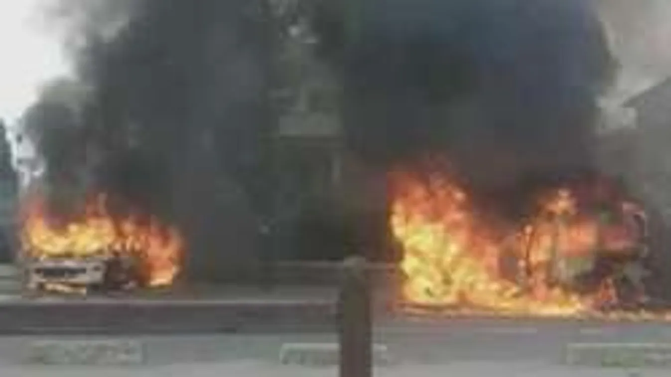 Molotov-koktélt dobtak rendőrökre, ketten válságos állapotban -videó