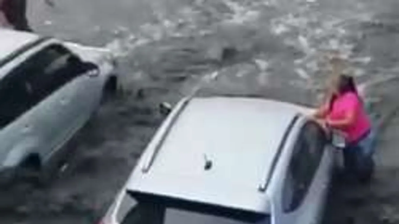 Így küzdött életéért a háromgyermekes anya az ítéletidőben - videó