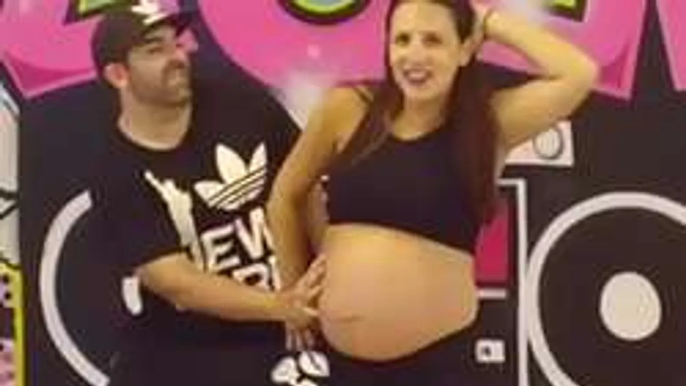 Kilenc hónapos terhesen sem adja fel a táncot