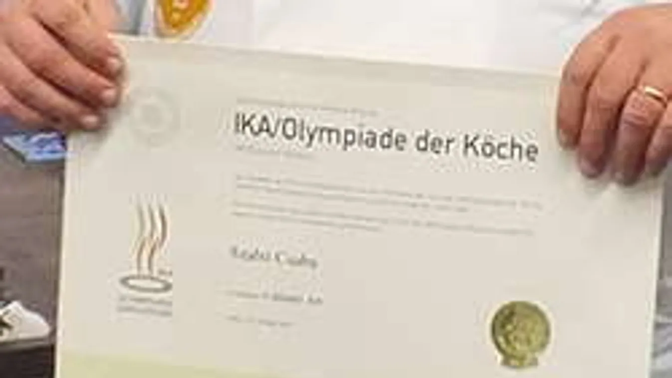 Befejezi a szakácsolimpia magyar bajnoka! Hajdú Péter örülhet neki...