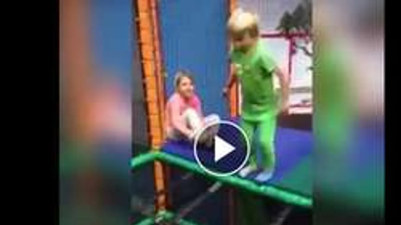 Ártatlan ugrásra készült a kisfiú, ez lett belőle