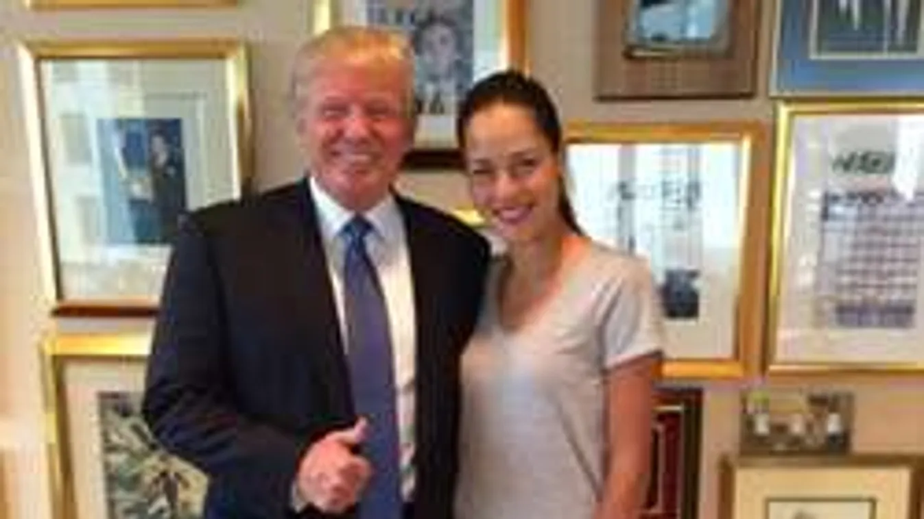 Lebukott Trump, megbabonázta a szépséges teniszező