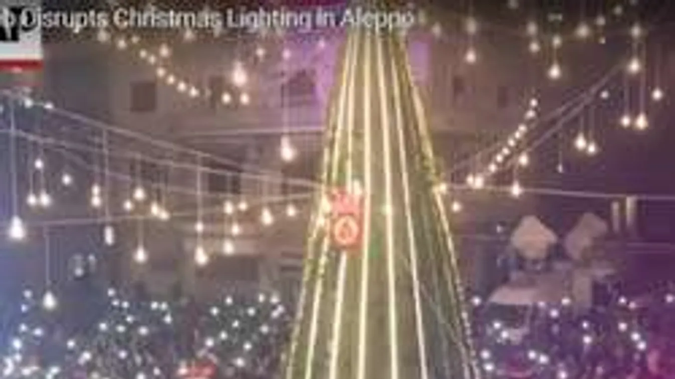 Pokolgép robbant a karácsonyfa mellett, mindenki menekült! Videó