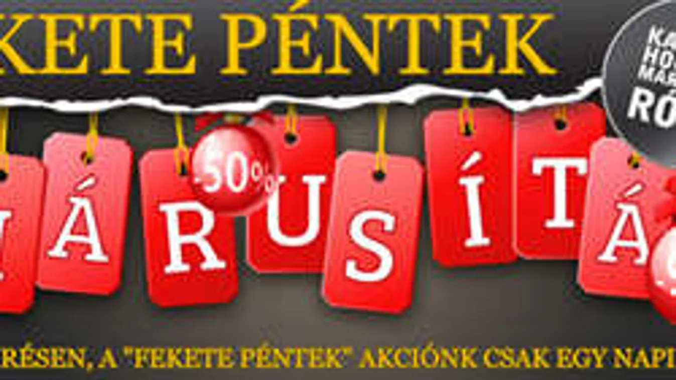 Karácsony után jön az igazi Fekete Péntek