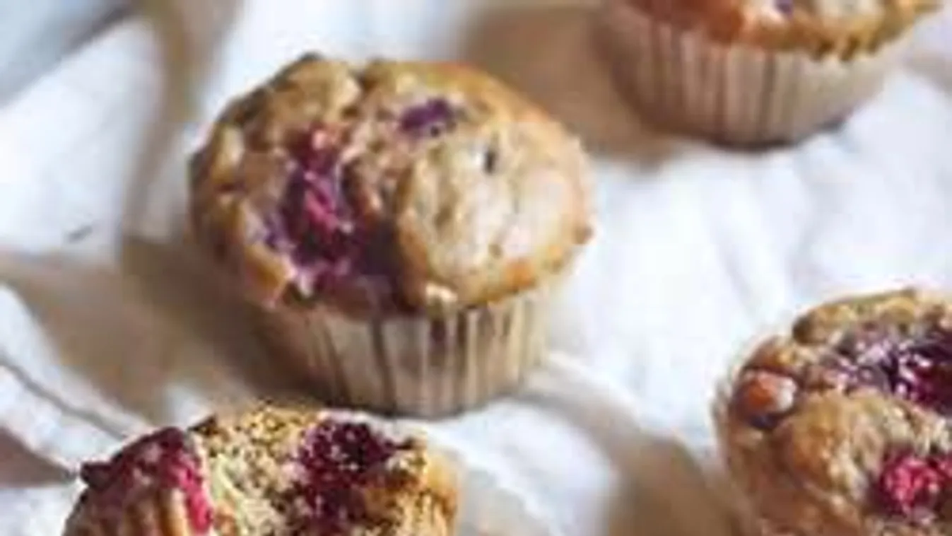 Ez a málnás zabpelyhes muffin egy álom: Öröm a diéta!