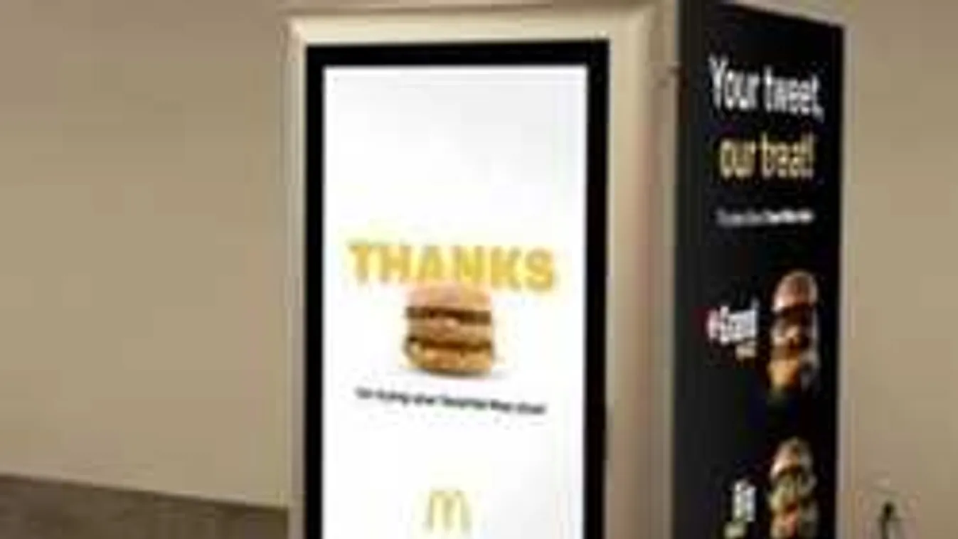 Ingyen adja a BigMac-et az első hamburgerautomata!