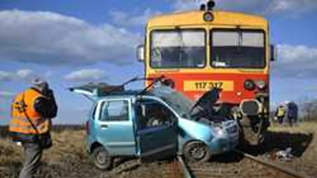 Tragikus halál a vasúti átjáróban a tél utolsó hétvégéjén