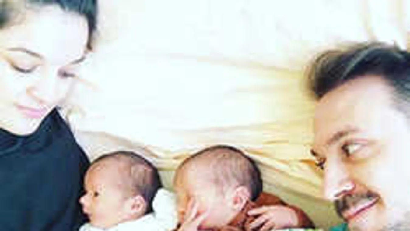 Nehéz feladat elé állítják újszülött ikrei az Operett sztárját -Fotó