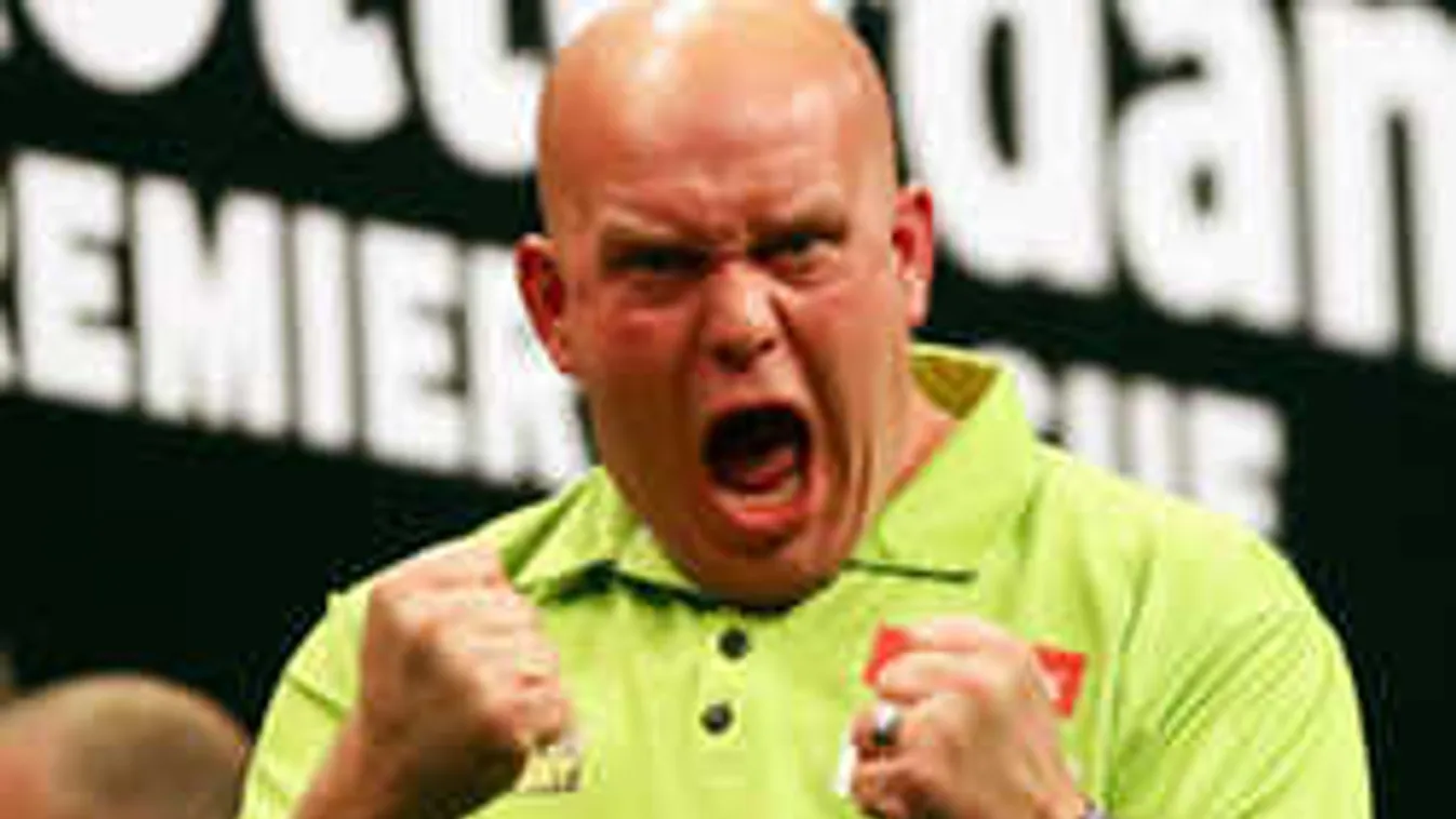 Történelmet írt a kopasz holland dartsos